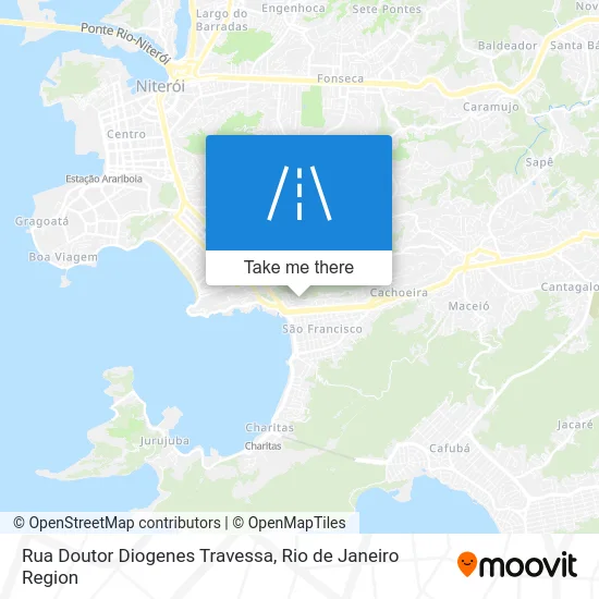 Rua Doutor Diogenes Travessa map