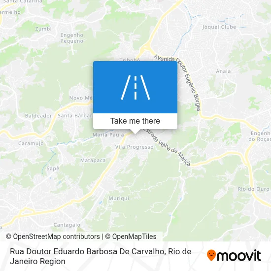 Rua Doutor Eduardo Barbosa De Carvalho map