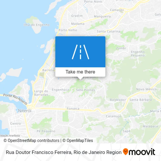 Rua Doutor Francisco Ferreira map