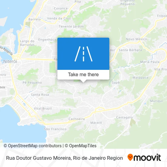 Rua Doutor Gustavo Moreira map