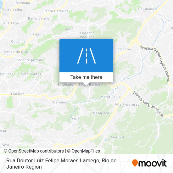 Rua Doutor Luiz Felipe Moraes Lamego map