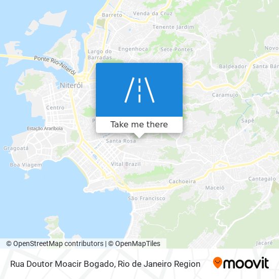 Mapa Rua Doutor Moacir Bogado