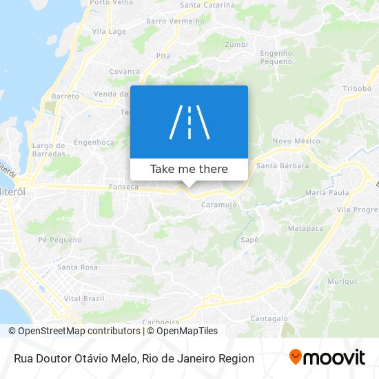 Mapa Rua Doutor Otávio Melo