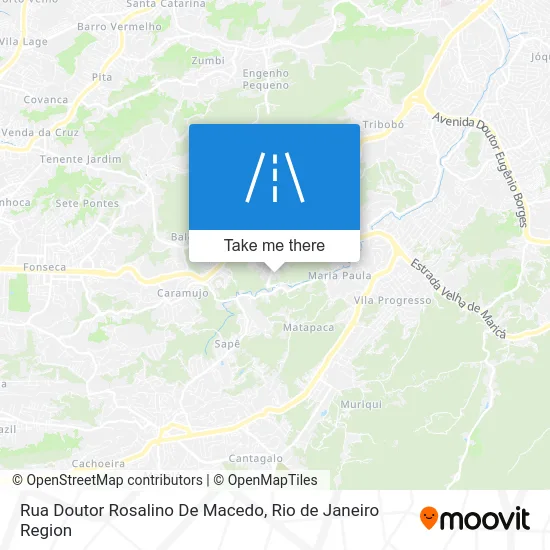 Rua Doutor Rosalino De Macedo map