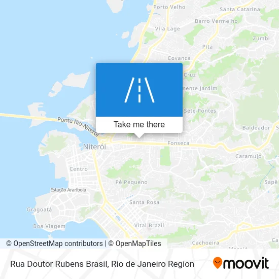 Rua Doutor Rubens Brasil map