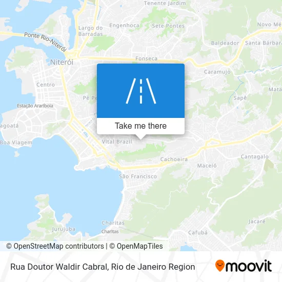 Rua Doutor Waldir Cabral map