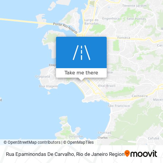 Mapa Rua Epaminondas De Carvalho