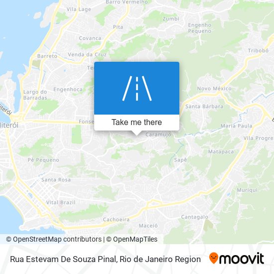 Rua Estevam De Souza Pinal map