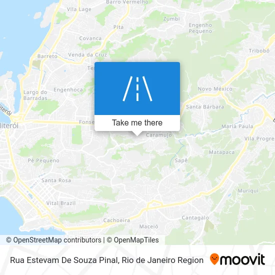 Rua Estevam De Souza Pinal map