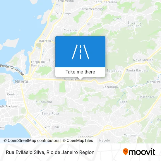 Rua Evilásio Silva map