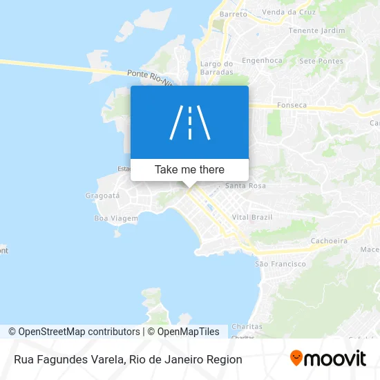 Rua Fagundes Varela map