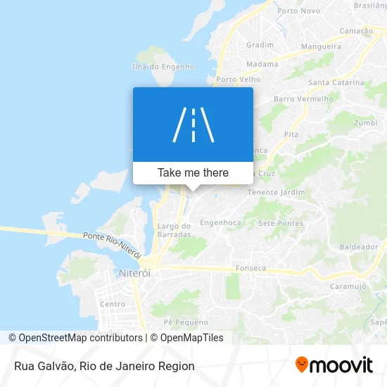 Rua Galvão map