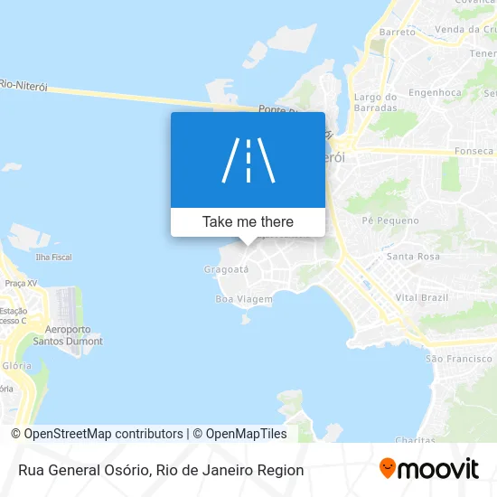 Rua General Osório map