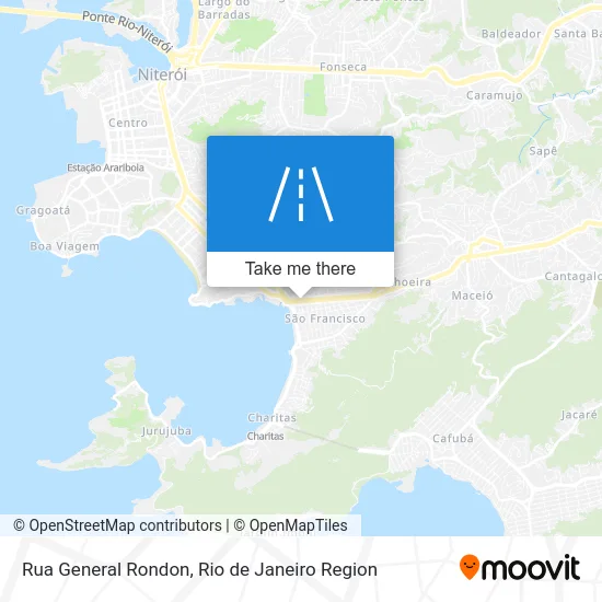 Rua General Rondon map