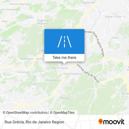 Rua Grécia map