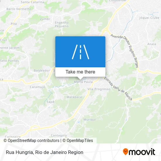 Rua Hungria map