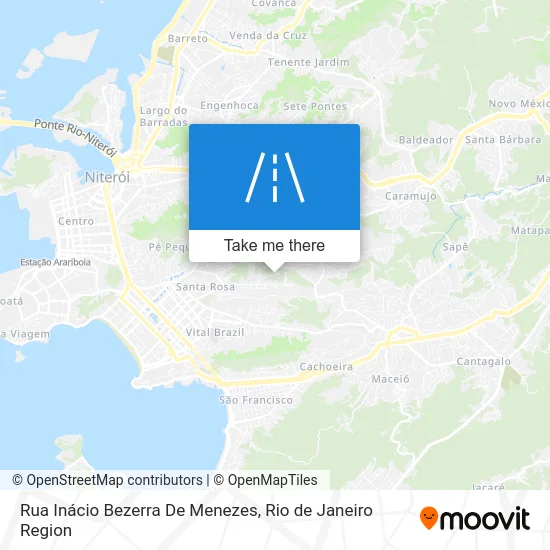 Rua Inácio Bezerra De Menezes map