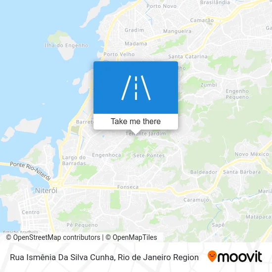 Rua Ismênia Da Silva Cunha map