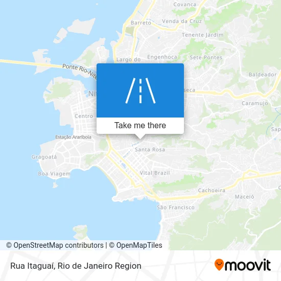 Rua Itaguaí map