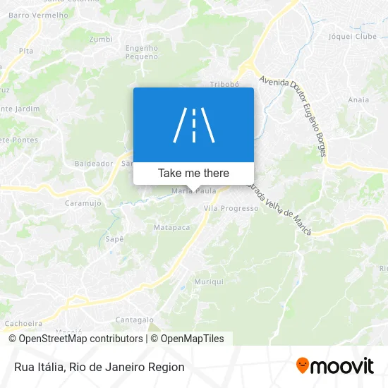 Rua Itália map