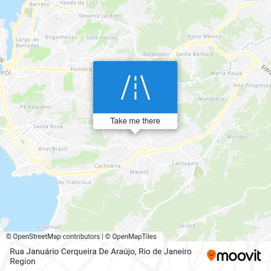 Rua Januário Cerqueira De Araújo map