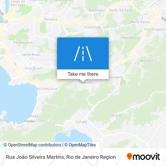 Rua João Silveira Martins map