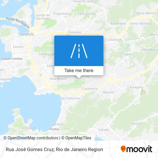 Rua José Gomes Cruz map