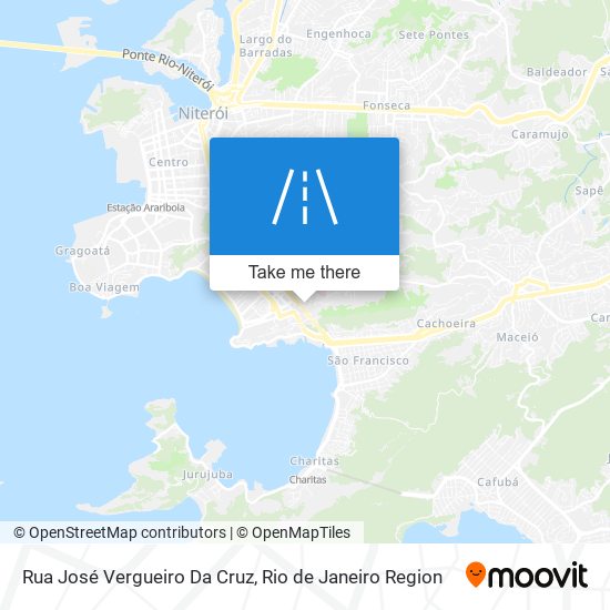 Rua José Vergueiro Da Cruz map