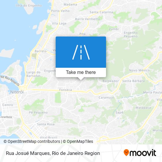 Mapa Rua Josué Marques