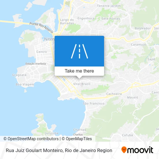 Rua Juiz Goulart Monteiro map