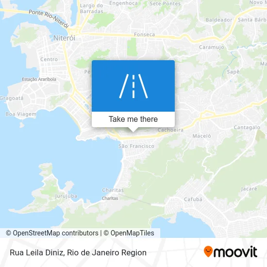 Rua Leila Diniz map