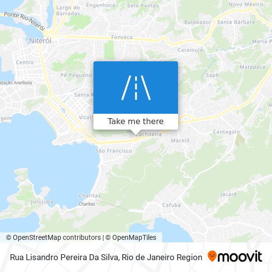 Mapa Rua Lisandro Pereira Da Silva