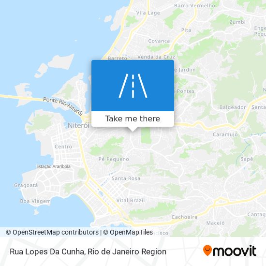 Mapa Rua Lopes Da Cunha