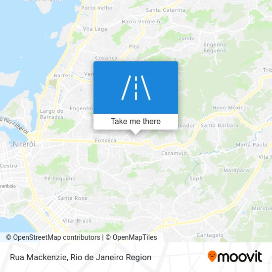 Rua Mackenzie map