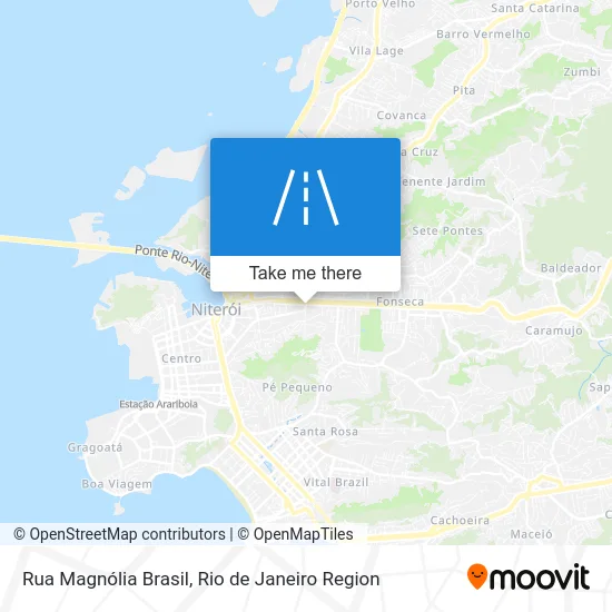 Rua Magnólia Brasil map