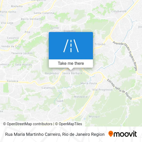 Rua Maria Martinho Carreiro map