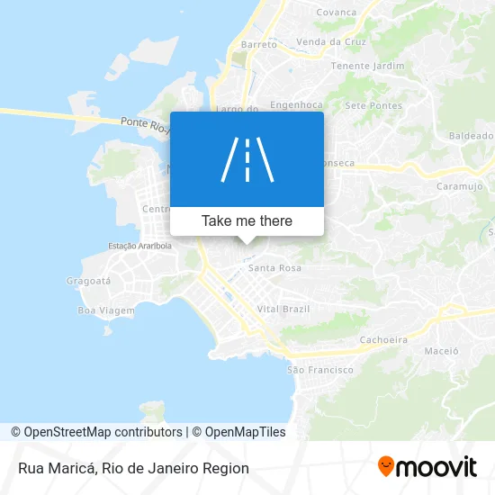 Rua Maricá map