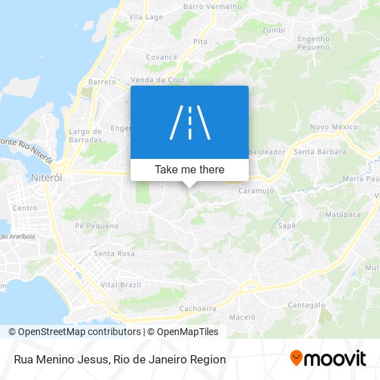 Mapa Rua Menino Jesus