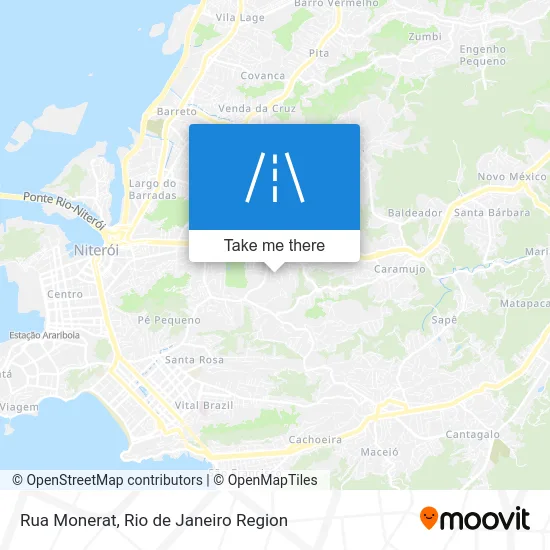 Rua Monerat map
