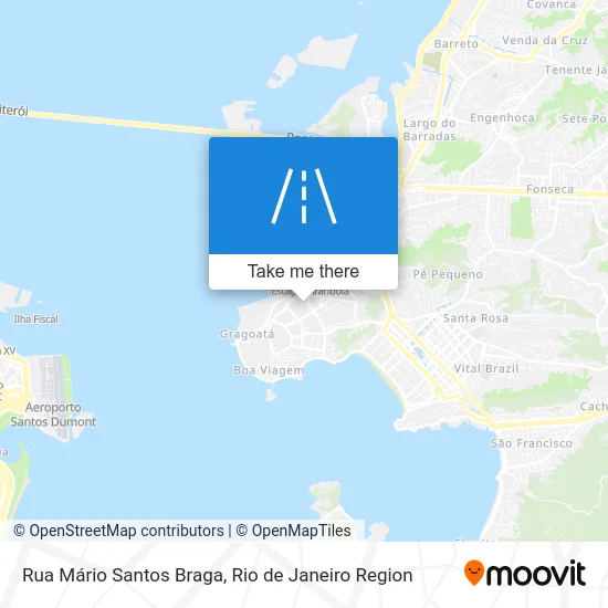 Rua Mário Santos Braga map