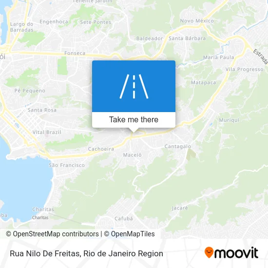 Rua Nilo De Freitas map