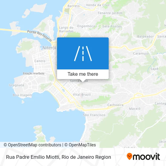 Rua Padre Emílio Miotti map