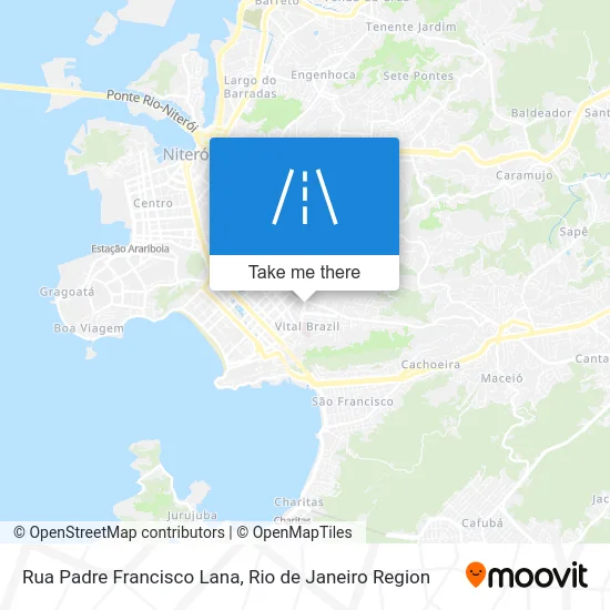 Rua Padre Francisco Lana map