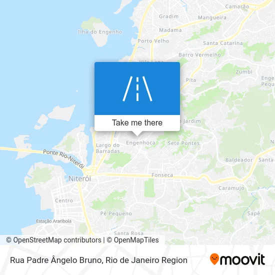 Rua Padre Ângelo Bruno map