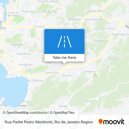 Rua Padre Pedro Martinotti map