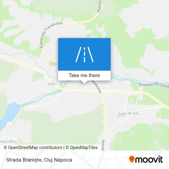 Strada Braniște map