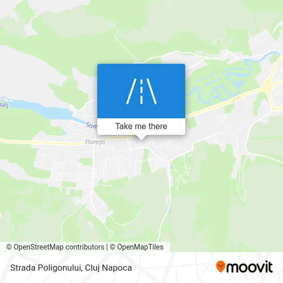 Strada Poligonului map