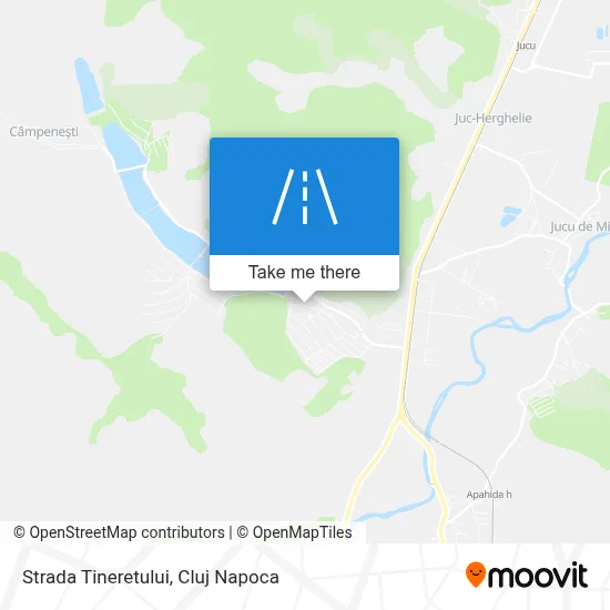 Strada Tineretului map