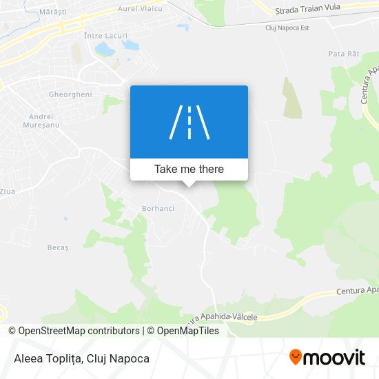 Aleea Toplița map