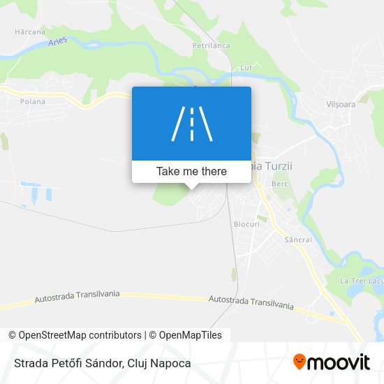 Strada Petőfi Sándor map